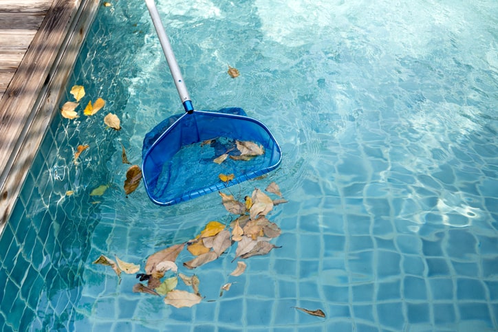 Pool Leaf Cleaning in North Dallas, TX